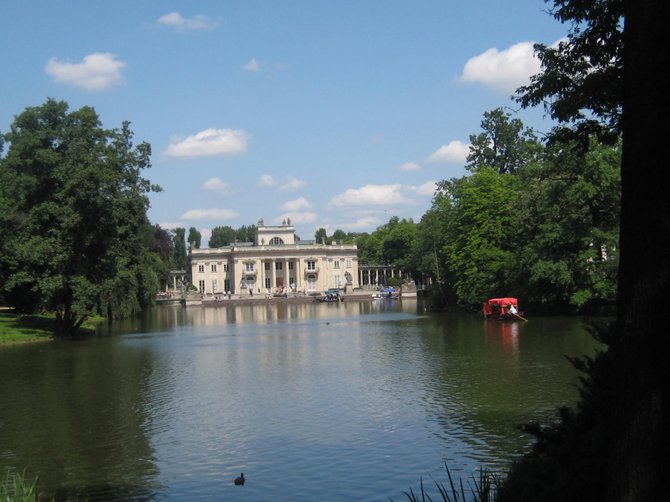 Palace at Royal Lazienki Park 