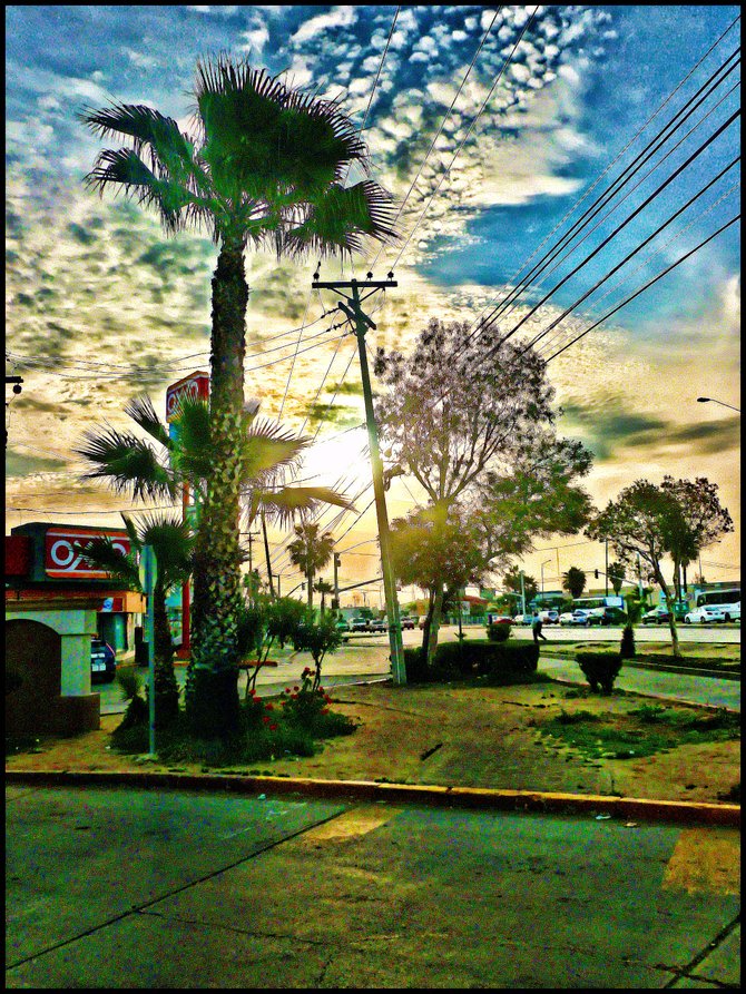 Neighborhood Photo 
TIJUANA,BAJA CALIFORNIA
Early morning in Tijuana's Otay section / Temprano pro la manana en area de Otay en Tijuana.