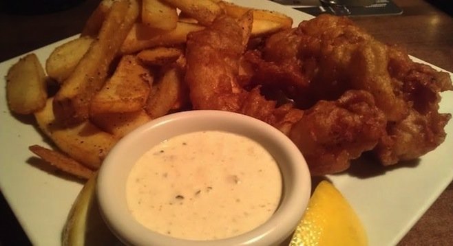 Fish & chips - and everything else - is $10