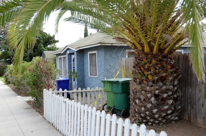 Oceanside Police responded to neighbors' calls of a terrible smell at the home.  Photo Weatherston.