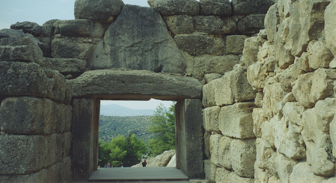 Ancient Mycenae, Greece: a window to the past. 