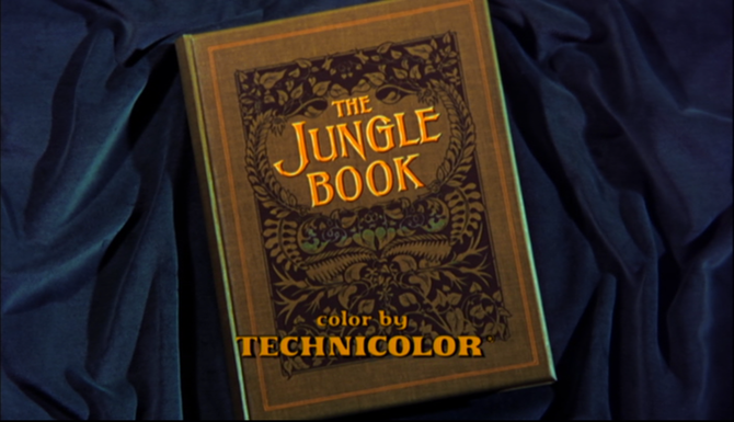 From Walt Disney's adaptation of Rudyard Kipling's "The Jungle Book" (1967).