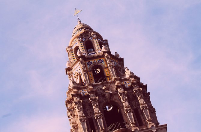 The California Bell Tower in Balboa Park