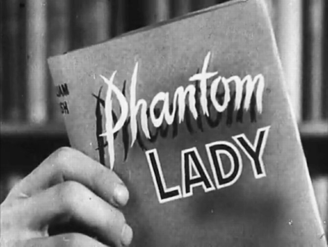 From the trailer for Robert Siodmak's realization of Cornell Woolrich's "Phantom Lady" (1944).