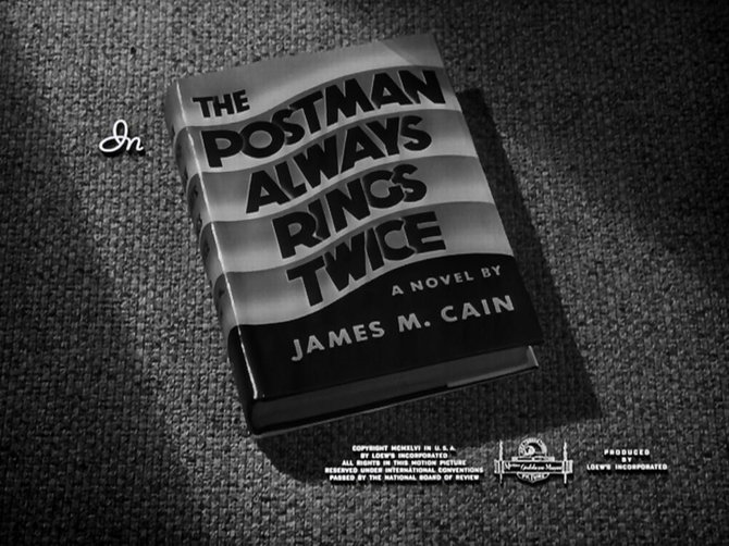Tay Garnett raising Cain's "The Postman Always Rings Twice" (1946).