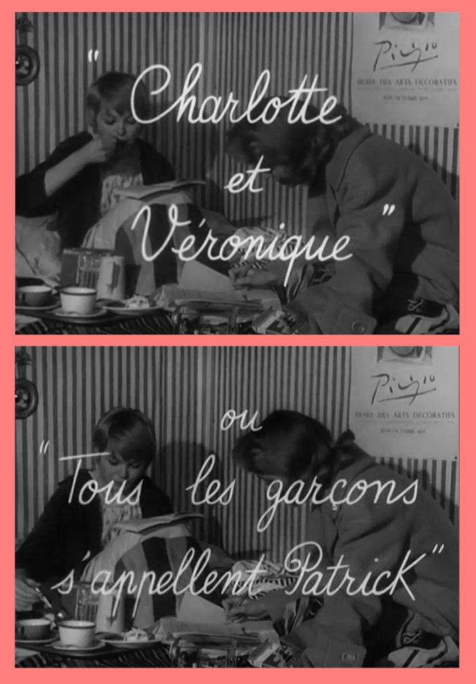 Jean-Luc Godard's "Charlotte et Véronique, or All the Boys are Called Patrick" (1959).