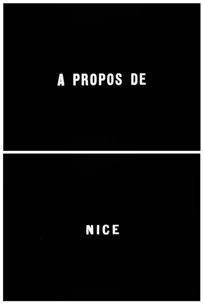 Jean Vigo's "À propos de Nice" (1930).