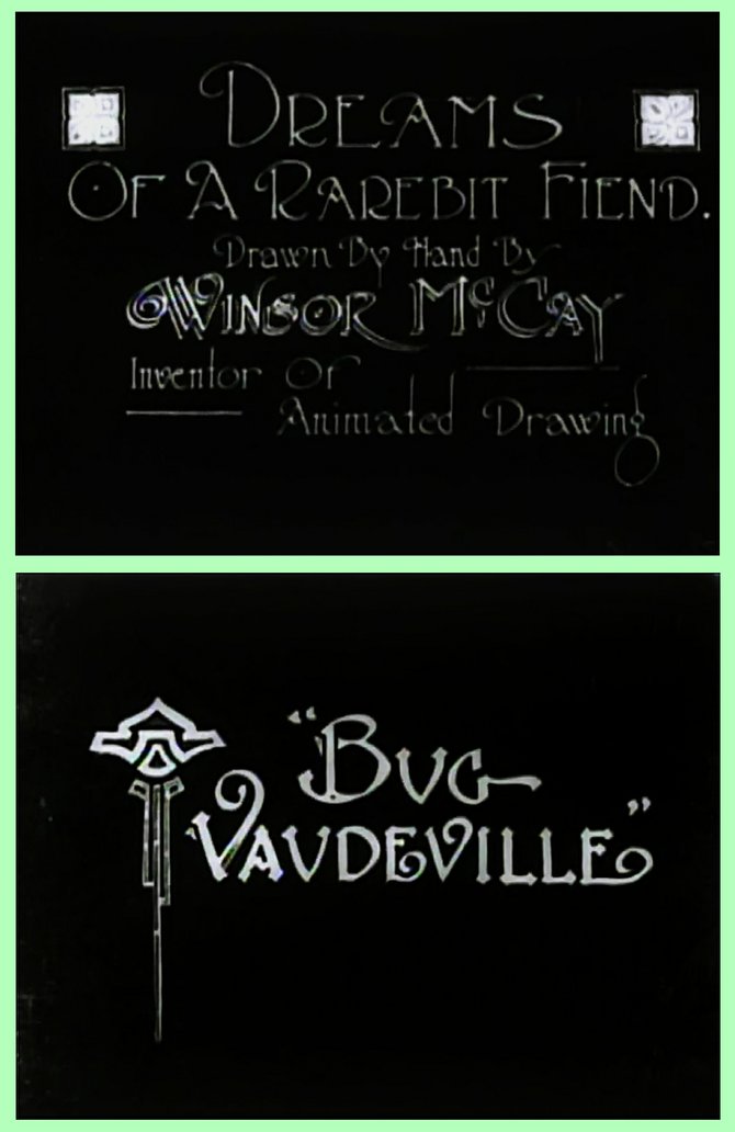 Winsor McCay's "Dreams of the Rarebit Fiend: Bug Vaudeville" (1921).