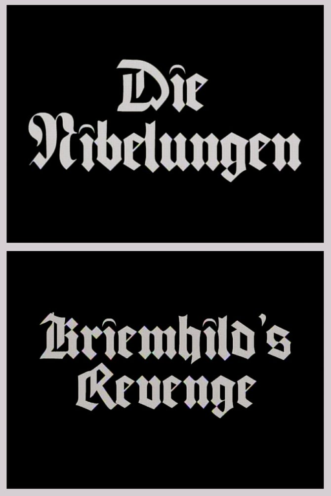 Fritz Lang's "Die Nibelungen - Kriemheld's Revenge" (1924).