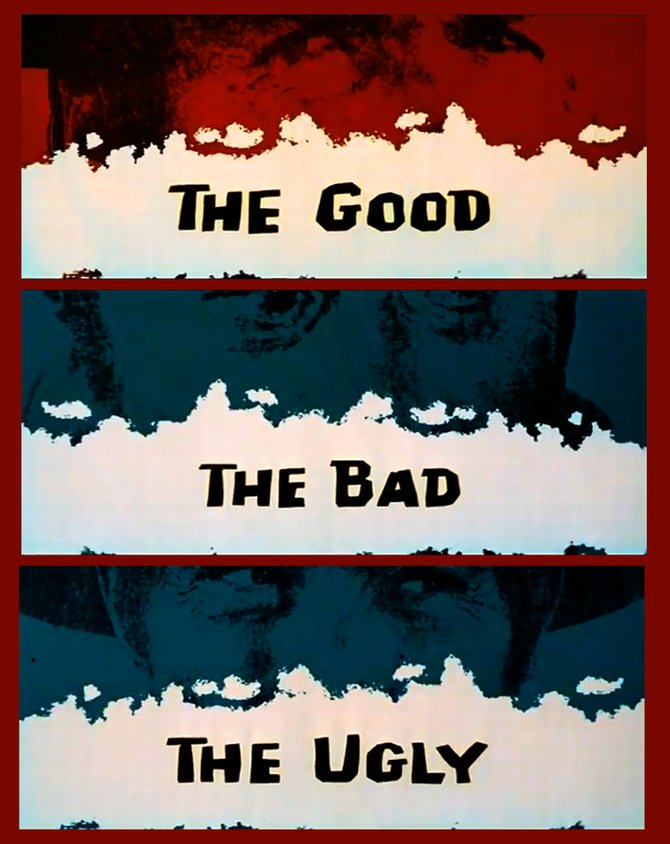 From the trailer for Sergio Leone's "The Good, the Bad, and the Ugly" (1967).
