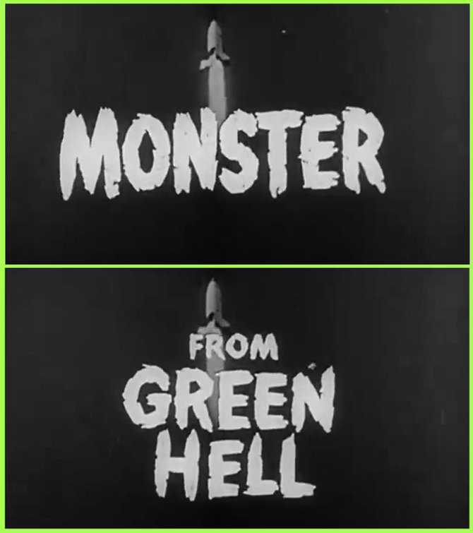 Kenneth G. Crane's "Monster from Green Hell" (1957).