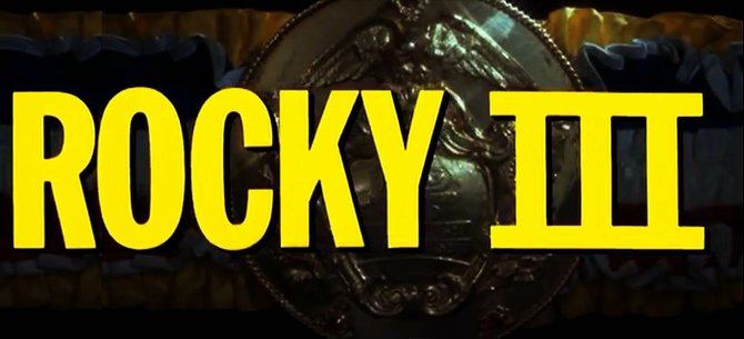 Sylvester Stallone's "Rocky III" (1982).