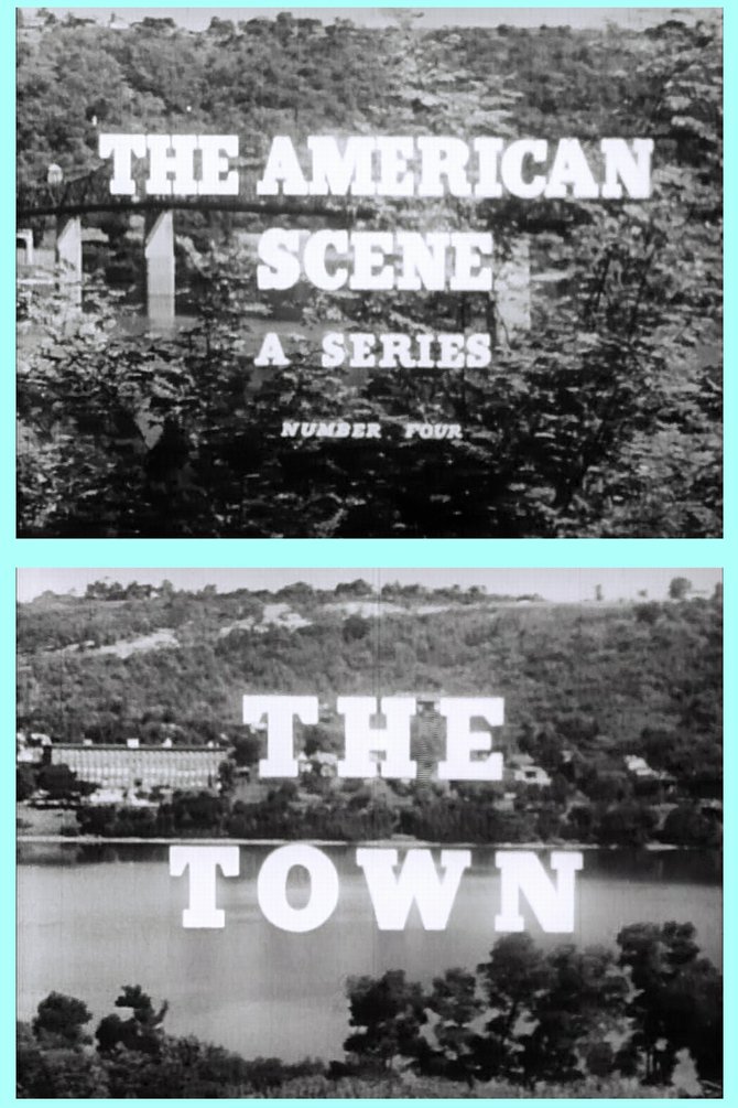 Josef von Sternberg's "The American Scene No. 4: The Town" (1944).
