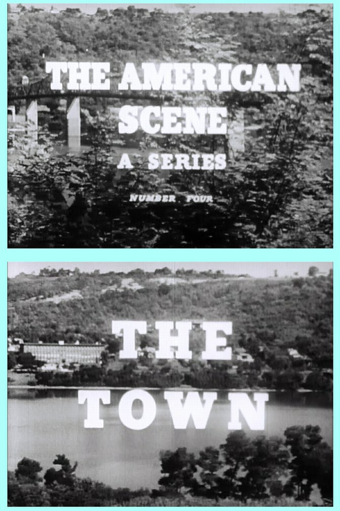 Josef von Sternberg's "American Scene No. 4: The Town" (1944).