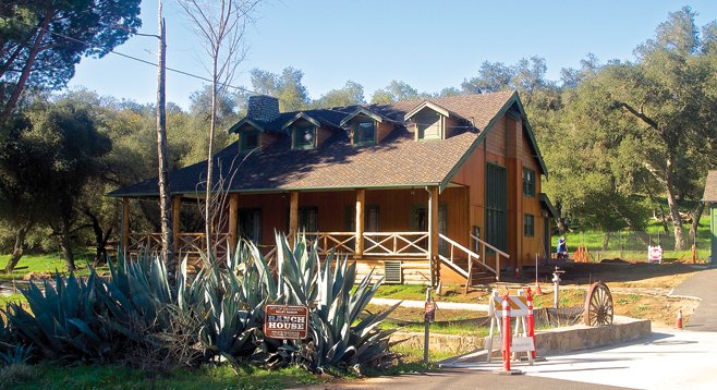 The reconstructed Daley Ranch House is reminiscent of California’s ranching past.  The ranch features 25 miles of hiking trails.