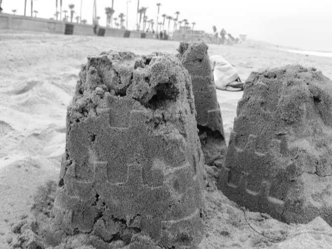 Sand Castles in Mission Beach