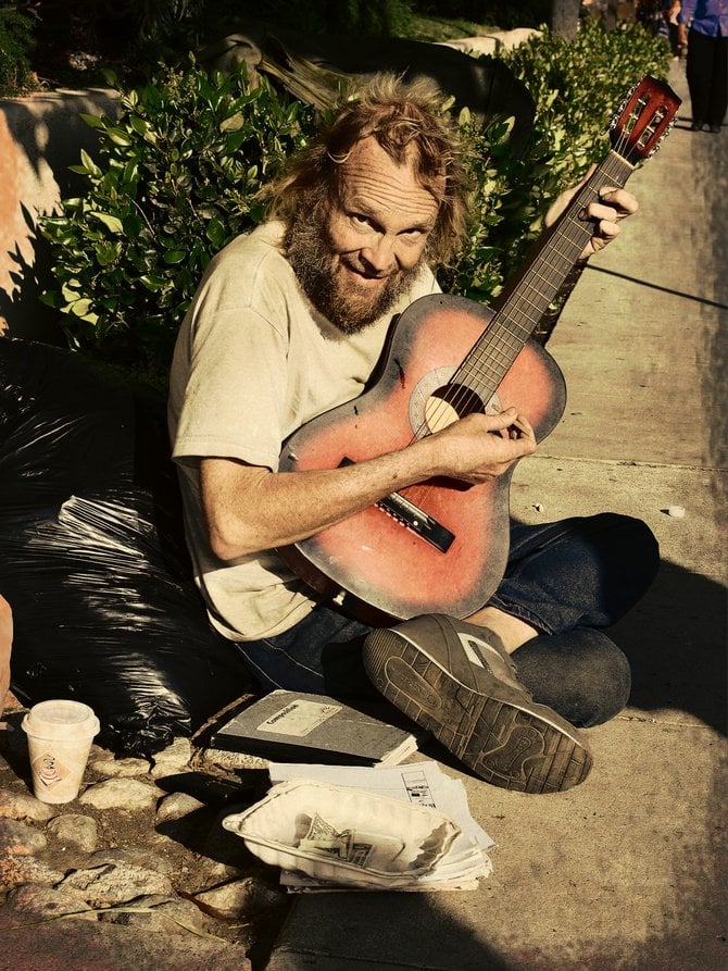 street musician, Old Town