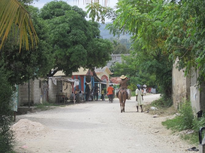 Scene from rural Haiti.