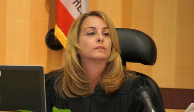 Judge Kimberlee Lagotta will pronounce sentence July 8, 2013.  Photo Weatherston.