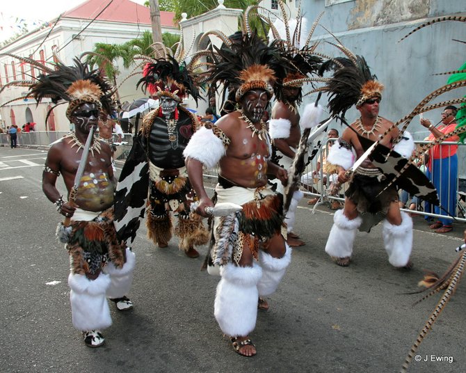 Carnival on St. Thomas - the krew of Zulu