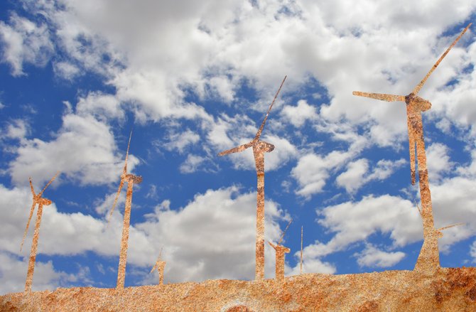 Joshua Tree N.P. Road trip from San Diego 5-7-13. Composite image with Rock, Sky, and Wind mills all shot within 3 hours of each other. The final creation is called "PALM SPRINGS" and is now one of my latest FINE ART pieces.