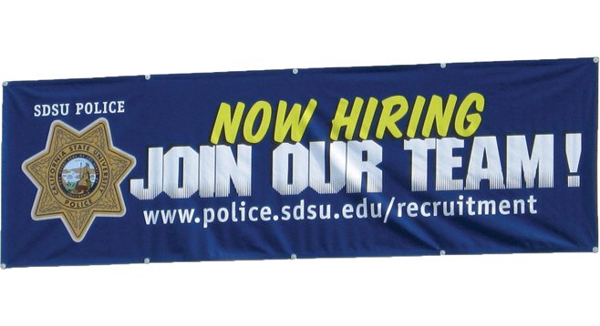 SDSU is looking to hire new cops.