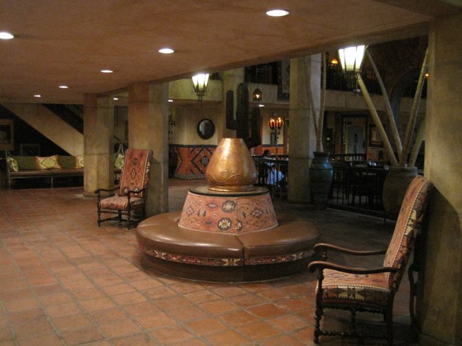 Interior of the Hotel Figueroa