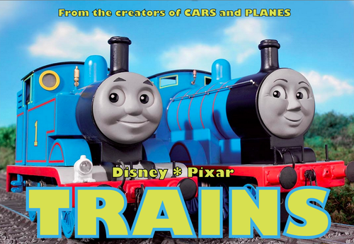 disney pixar trains