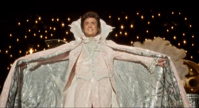 Michael Douglas stars as Liberace in the HBO production, "Behind the Candelabra."