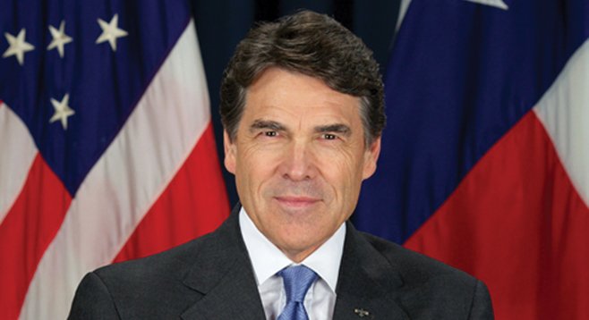 Governor Rick Perry wants to lure San Diego companies to Texas.