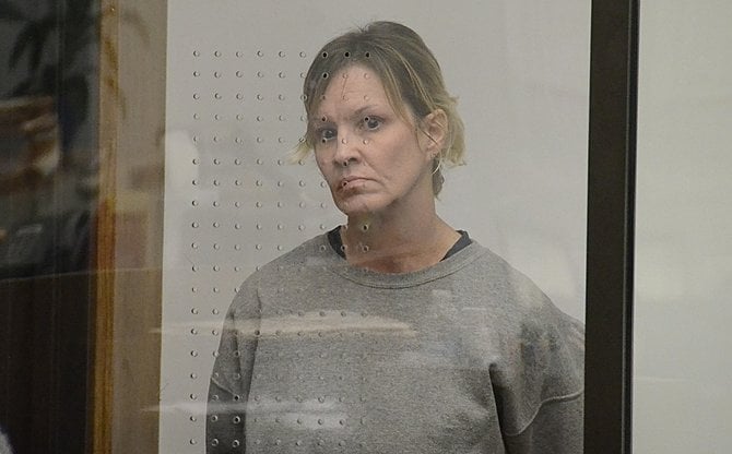 Sherri Lynn Difrancesco, 44, admitted burglar. Photo Bob Weatherston.