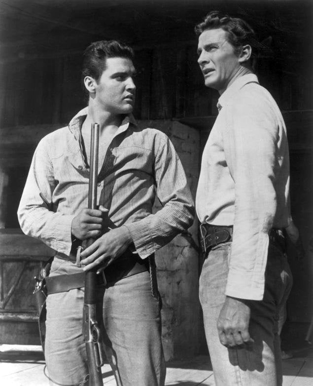 Forrest co-starred with Elvis Presley in Don Siegel's "Flaming Star" (1960).