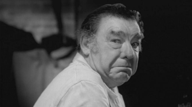 Lon Chaney, Jr. in Jack Hill's "Spider-Baby."