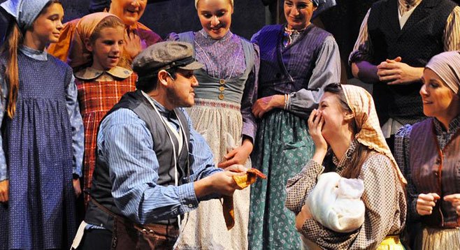 From individual voices to impressive choral effects, Lamb’s Players’ Fiddler is a treat throughout.