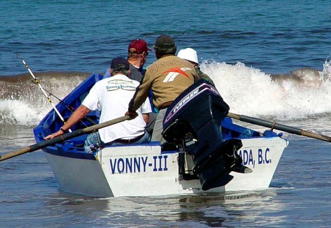 The panga is a sturdy, dory-like boat that has been used for inshore fishing along the Baja coast for decades. 