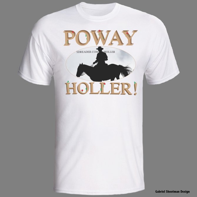 Gabriel Shootman's Poway entry for the SDReader T shirt design contest. 