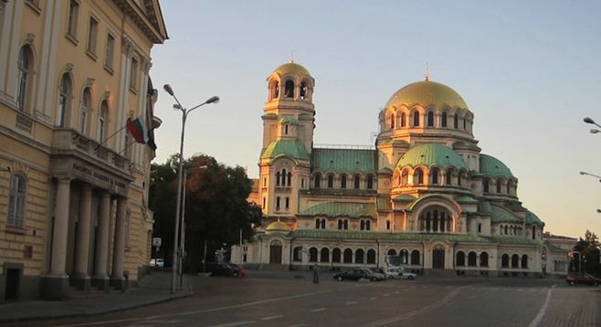 Sofia's Alexander Nevsky Cathedral. 