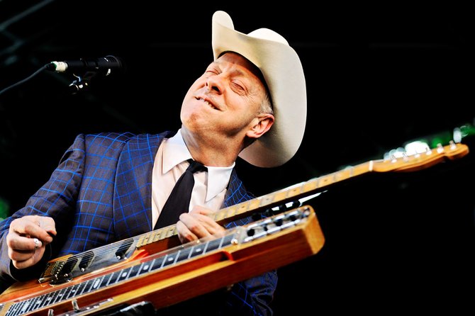 Progressive-country cat Junior Brown's at Belly Up Tuesday night.