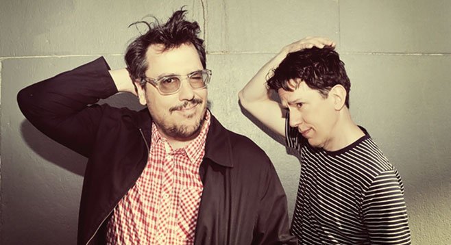 Odd-pop duo They Might Be Giants bounds onto the Belly Up stage Sunday night.
