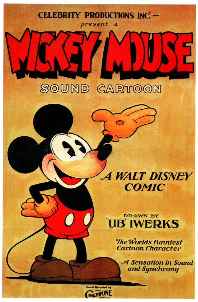 Another generic Mickey Mouse one sheet from the 1930's.