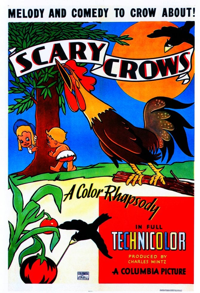 Art Davis and Sid Marcus' "Scary Crows" (1937). A Screen Gems Presentation of a Charles Mintz Production released through the studios of Columbia Pictures.