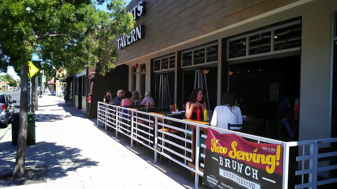 Watch the world go by from Heights Tavern's patio.  It's pretty good!