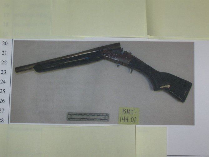 Carlsbad police said this was the murder weapon. Evidence photo.