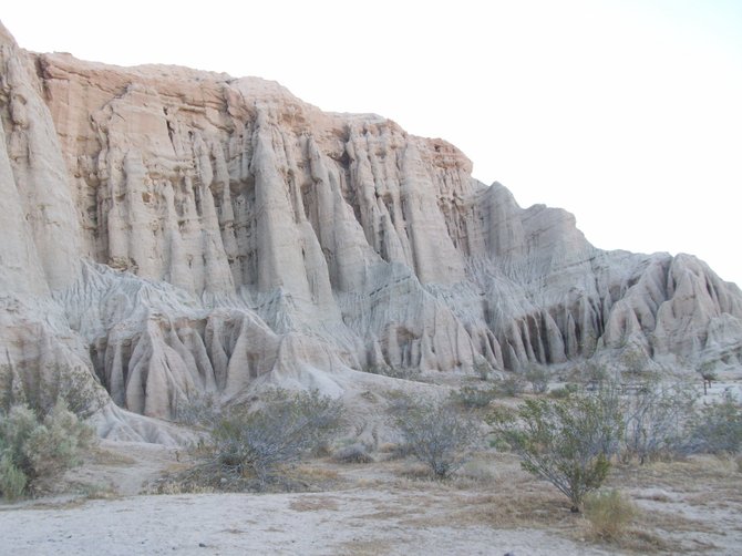 Mudcliffs in the Mojave