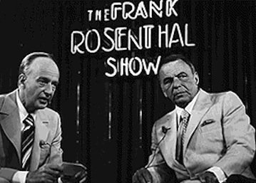 Lefty Rosenthal hosts Frank Sinatra on TV show