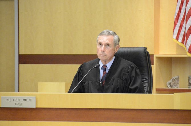 Judge Richard E. Mills said it called for jail time. Photo Bob Weatherston.