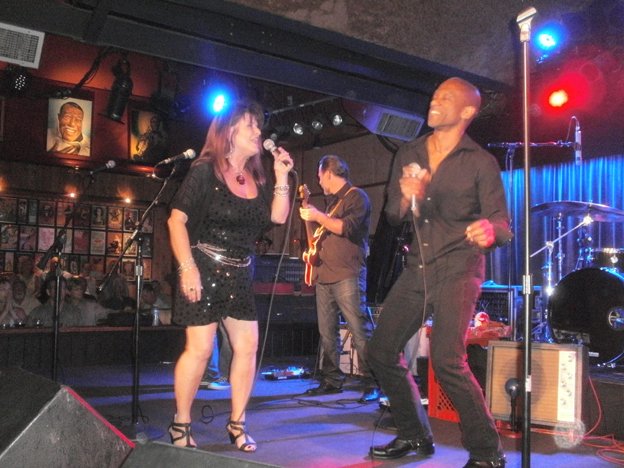 Michele Lundeen and Earl Thomas bring down the house. Photo by Bart Mendoza.