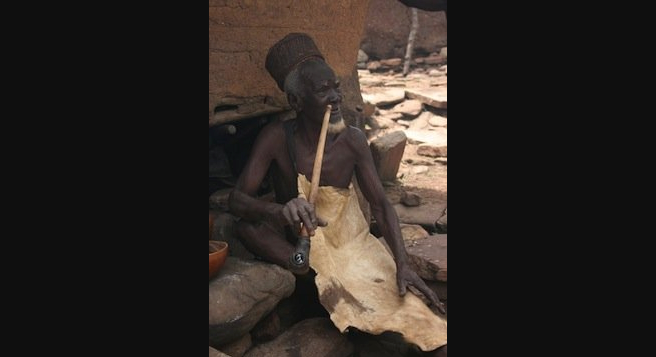Photo of witch doctor in Burkina Faso: $1. 