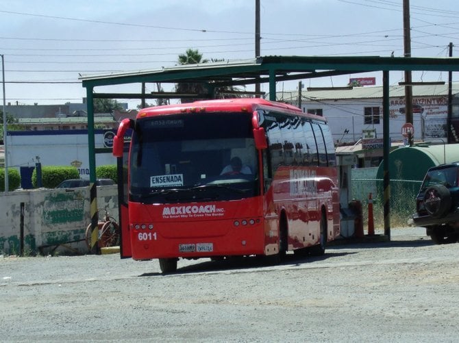 Not all buses say ABC; some will be labeled Mexicoach.
