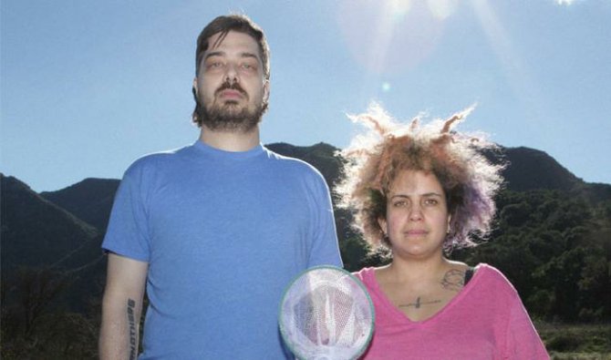 Aesop and Kimya are Uncluded. The odd-pop couple will take the stage at the all-ages Irenic Tuesday night.